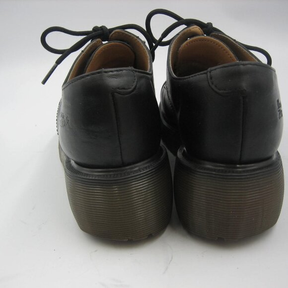 Dr. Martens Vintage Black Leather Derby Oxford 8309 England Women’s UK 6 US 8 - Picture 5 of 13